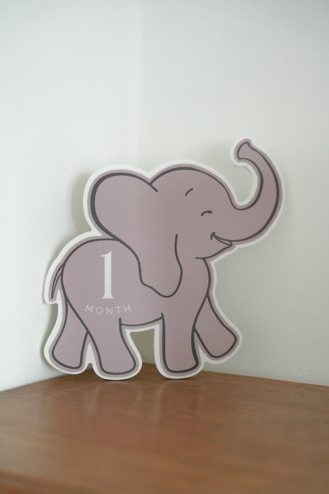Elephants (12 months) Assembled by hand with love by us.